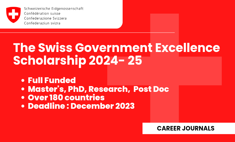 Swiss Government Excellence Scholarship