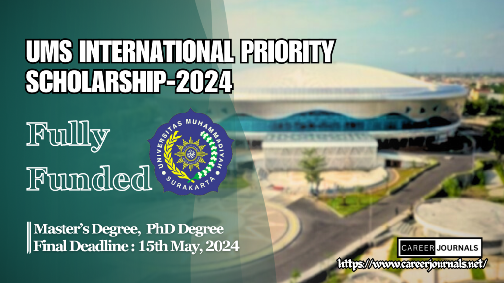 UMS International Priority Scholarship 2024