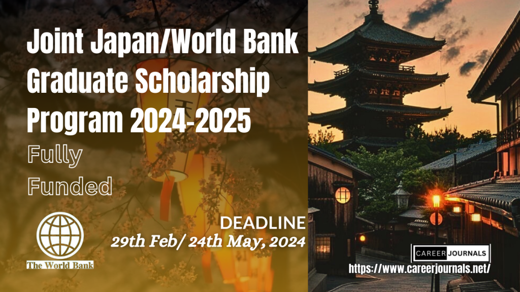 Joint japan/ World Bank graduate scholarship program