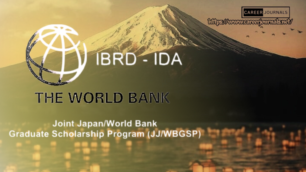 Joint japan/World Bank graduate scholarship 