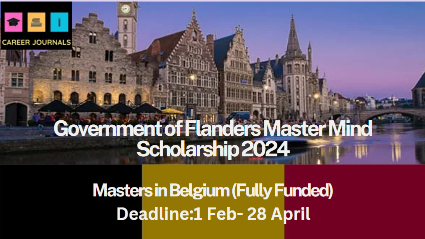 Government of Flanders Master Mind Scholarships for International Students 2024